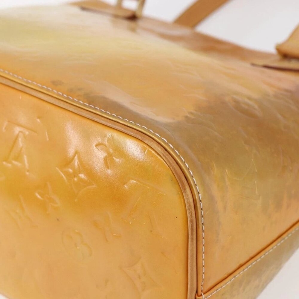LOUIS VUITTON Monogram Vernis Houston Hand Bag Gris M91053 LV Auth BA8340 - Picture 10 of 16